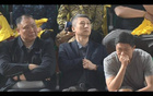 中國男籃教練郭士強、王晗觀戰(zhàn)北京VS山西比賽