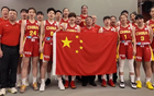 中國女籃亞洲杯，張子宇搶眼，楊舒予英姿颯爽，合影亮相
