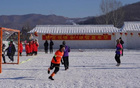 雪地足球熱潮！舒蘭中小學(xué)生賽起